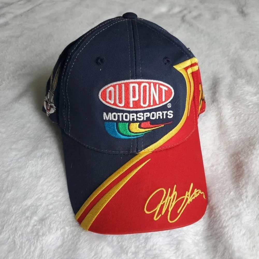 Jeff Gordon Bugs Bunny Hat Looney Tunes NASCAR Vintage Snapback All Over Du Pont